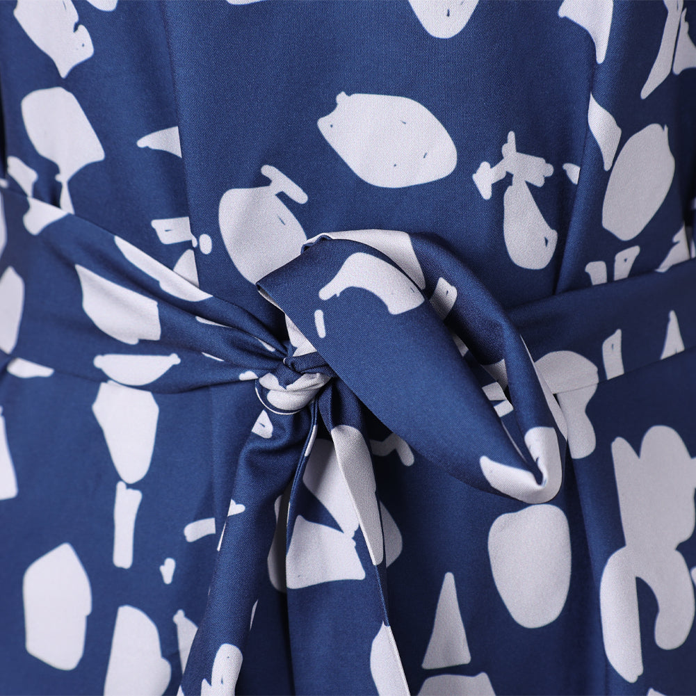 The White Lotus Saison 3(2025) Kate Robe Bleue Cosplay Costume