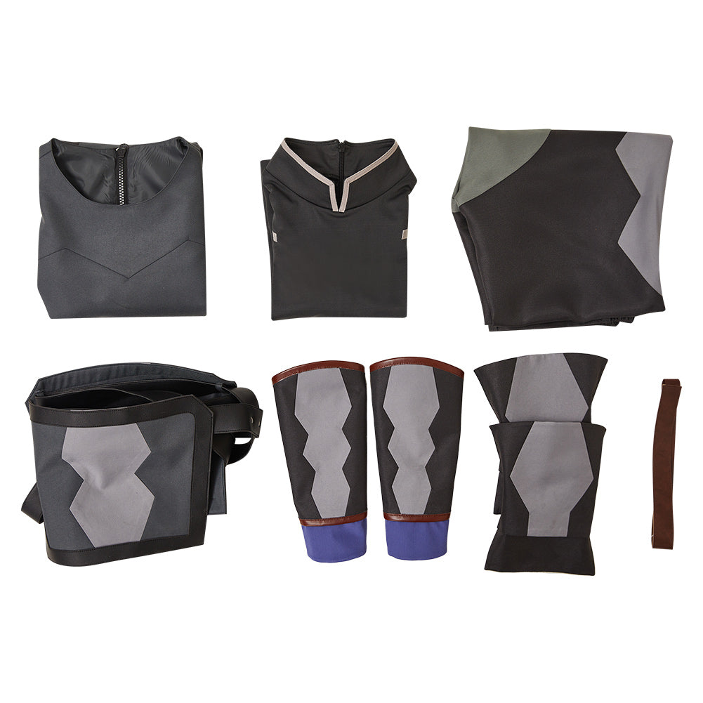 The Witcher: Sirens of The Deep(2025) Geralt of Rivia Tenue Noire Cosplay Costume