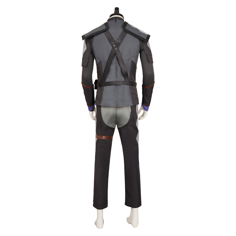 The Witcher: Sirens of The Deep(2025) Geralt of Rivia Tenue Noire Cosplay Costume