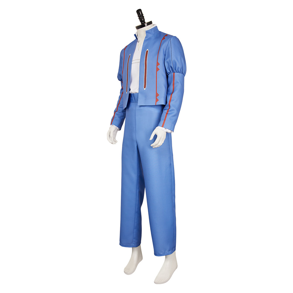 The Witcher: Sirens of The Deep(2025) Jaskier Tenue Bleue Cosplay Costume
