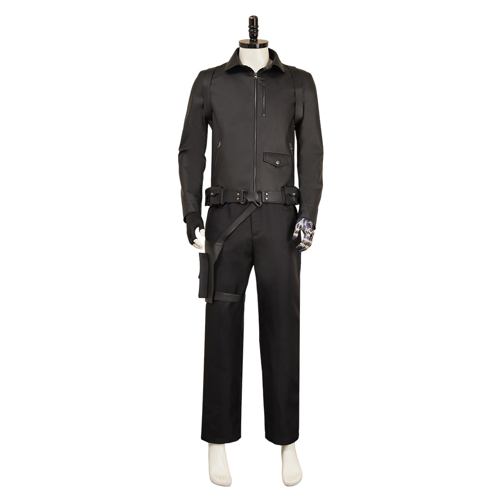Thunderbolts(2025) Bucky Barnes Ensemble En Cuir Noir Costume Cosplay