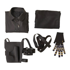 Thunderbolts(2025) Bucky Barnes Ensemble En Cuir Noir Costume Cosplay