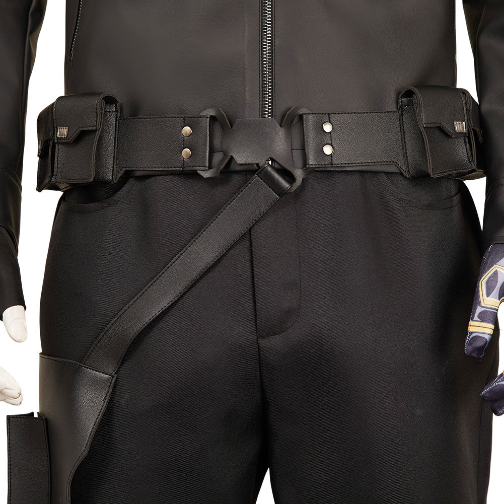 Thunderbolts(2025) Bucky Barnes Ensemble En Cuir Noir Costume Cosplay
