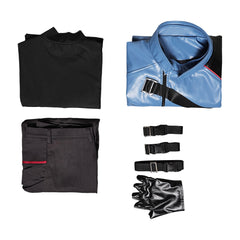 Thunderbolts(2025) Bucky Barnes Tenue Noire et Bleue Cosplay Costume