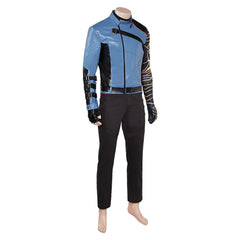 Thunderbolts(2025) Bucky Barnes Tenue Noire et Bleue Cosplay Costume