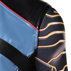 Thunderbolts(2025) Bucky Barnes Tenue Noire et Bleue Cosplay Costume