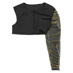 Thunderbolts(2025) Bucky Barnes Winter Soldier Gilet Noir Cosplay Costume