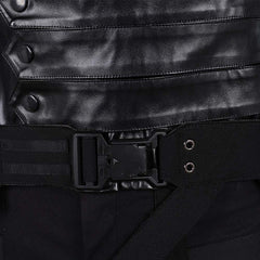 Thunderbolts(2025) Bucky Barnes Winter Soldier Tenue Noire Cosplay Costume Ver.2