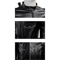 Thunderbolts(2025) Bucky Barnes Winter Soldier Veste Noire Cosplay Costume