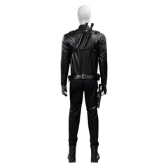 Thunderbolts(2025) Bucky Barnes Winter Soldier Veste Noire Cosplay Costume