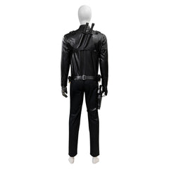 Thunderbolts(2025) Bucky Barnes Winter Soldier Veste Noire Cosplay Costume