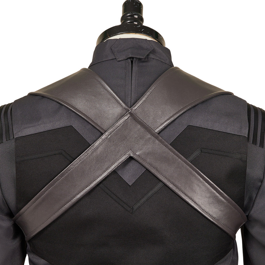 Thunderbolts(2025) John Walker Tenue Noire et Rouge Cosplay Costume