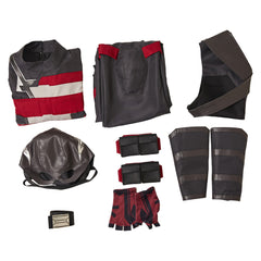 Thunderbolts(2025) John Walker Tenue Noire et Rouge Cosplay Costume