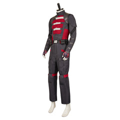 Thunderbolts(2025) John Walker Tenue Noire et Rouge Cosplay Costume