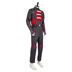 Thunderbolts(2025) John Walker Tenue Noire et Rouge Cosplay Costume