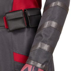 Thunderbolts(2025) John Walker Tenue Noire et Rouge Cosplay Costume
