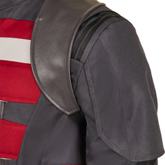Thunderbolts(2025) John Walker Tenue Noire et Rouge Cosplay Costume