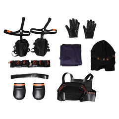 Thunderbolts(2025) Taskmaster Tenue Noire Cosplay Costume