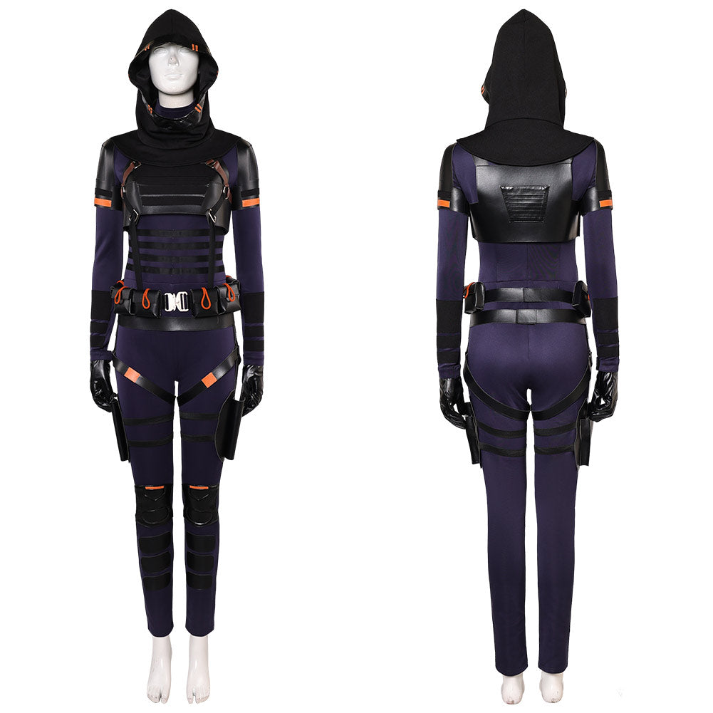 Thunderbolts(2025) Taskmaster Tenue Noire Cosplay Costume