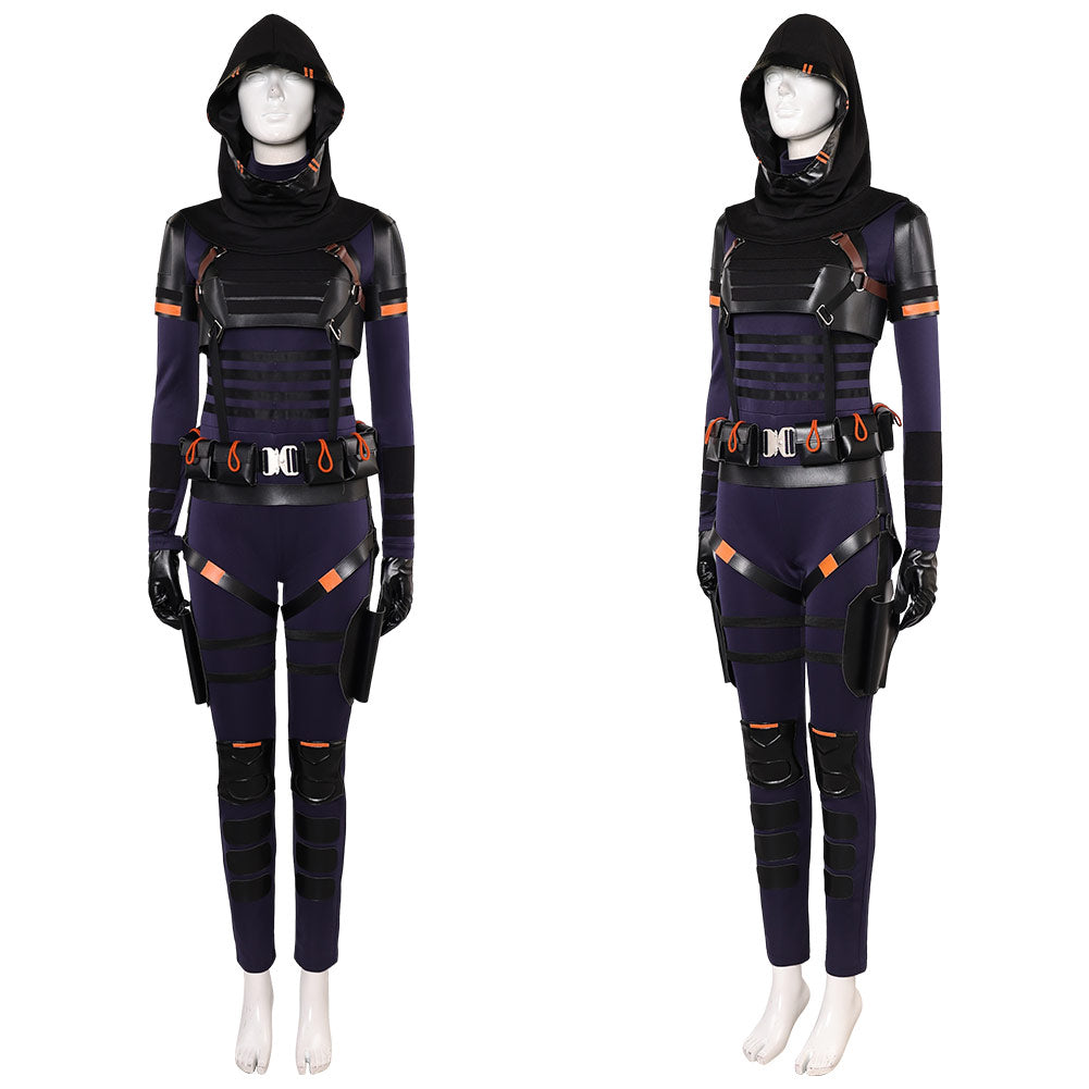 Thunderbolts(2025) Taskmaster Tenue Noire Cosplay Costume
