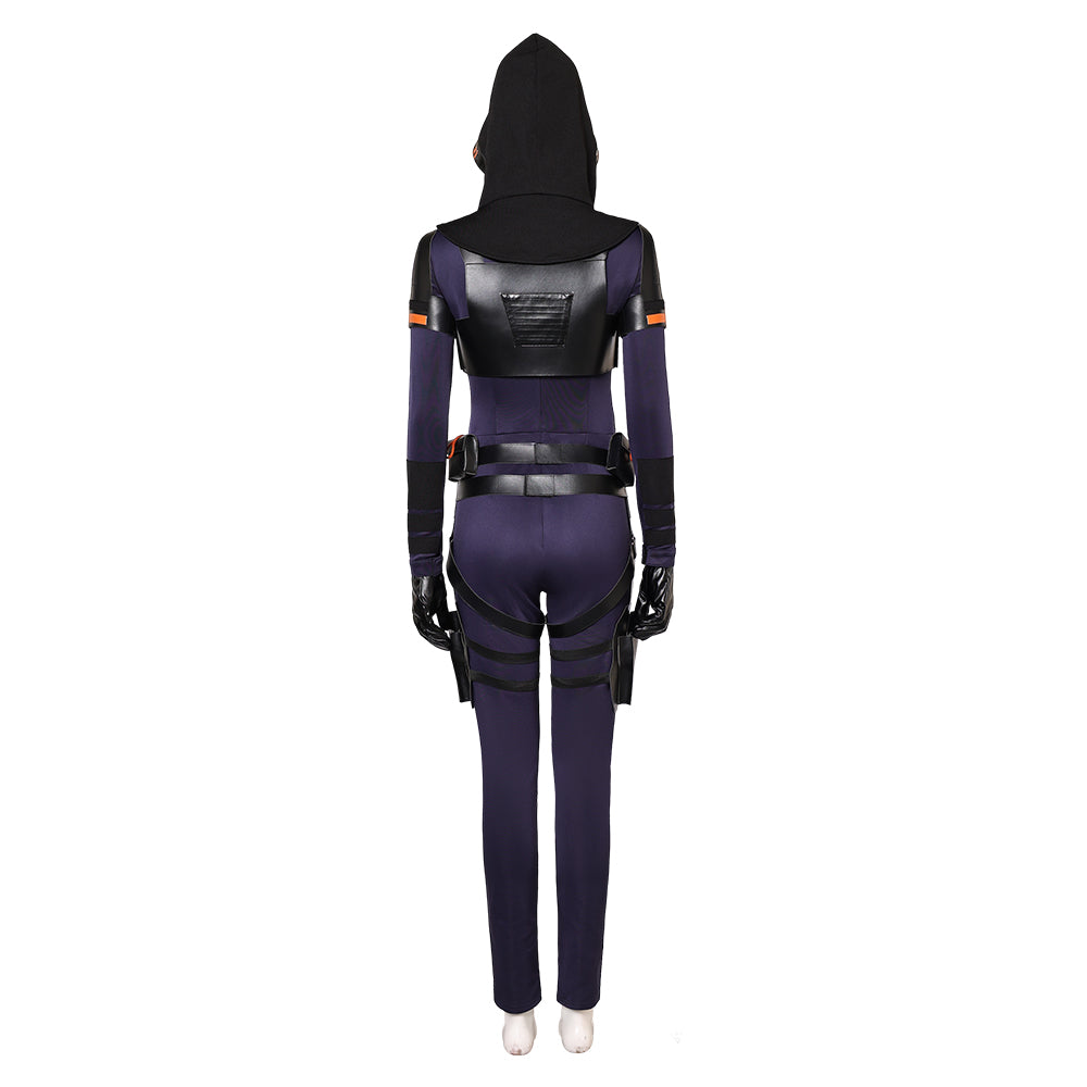Thunderbolts(2025) Taskmaster Tenue Noire Cosplay Costume