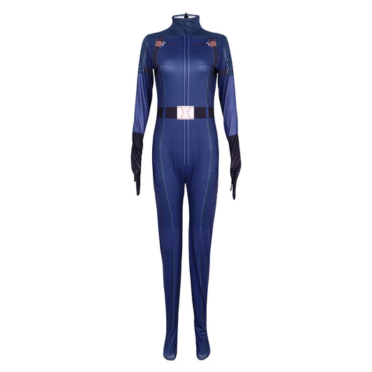 Thunderbolts(2025) Yelena Belova Combinaison Bleue Cosplay Costume