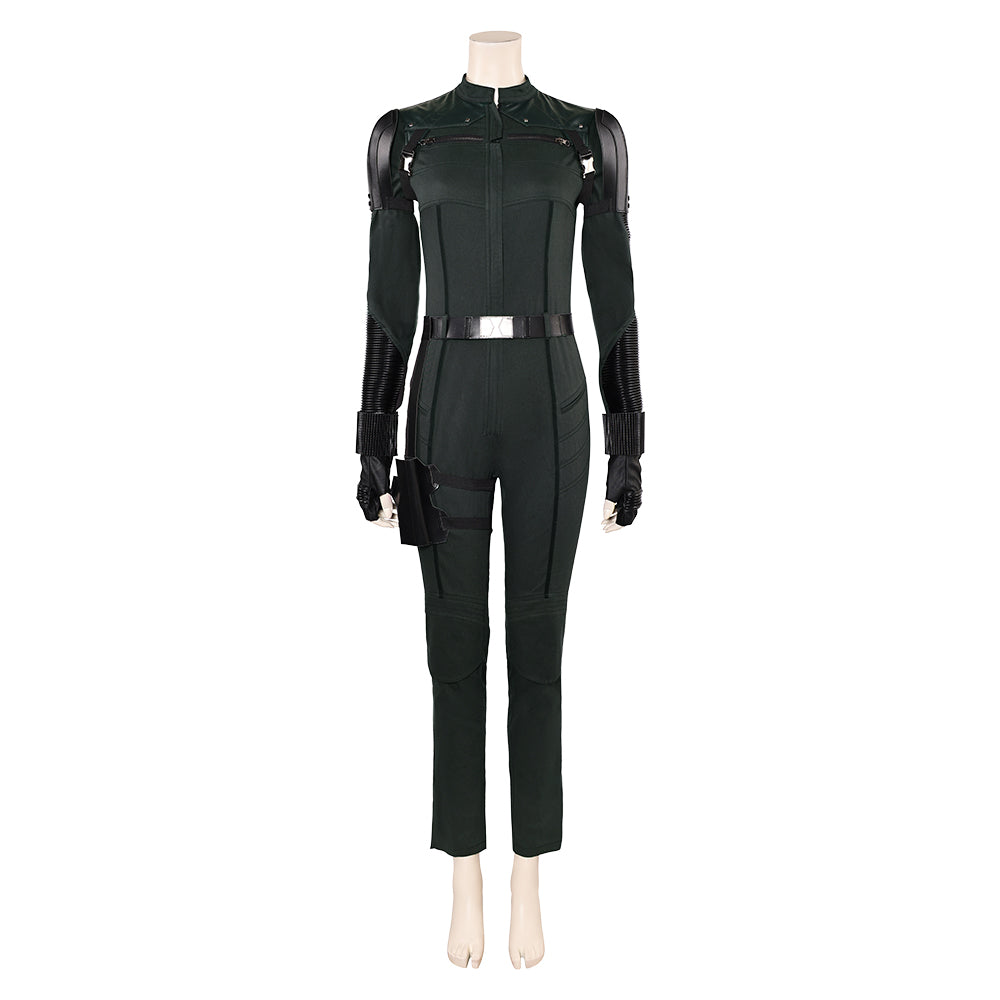 Thunderbolts(2025) Yelena Belova Combinaison Noire Cosplay Costume