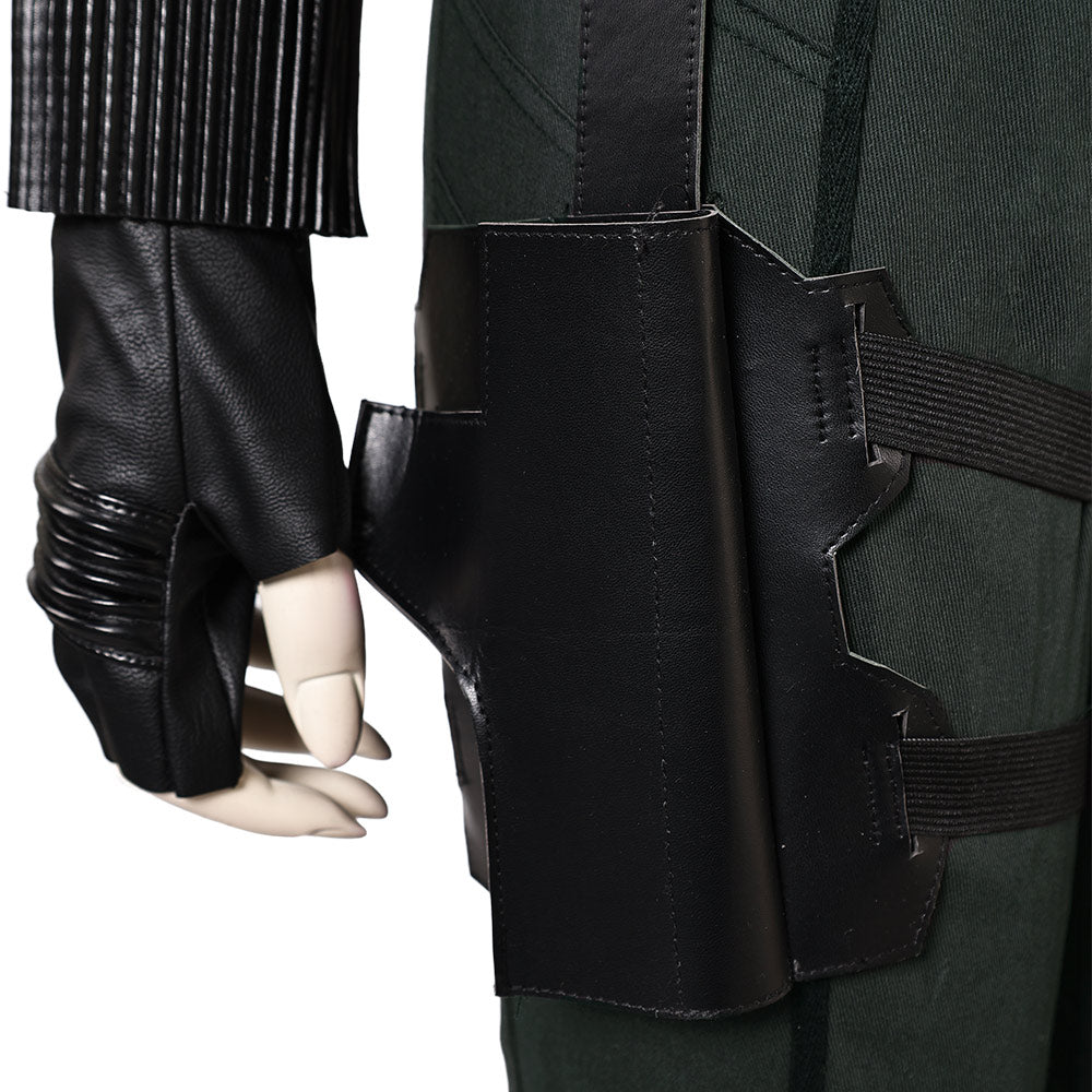 Thunderbolts(2025) Yelena Belova Combinaison Noire Cosplay Costume