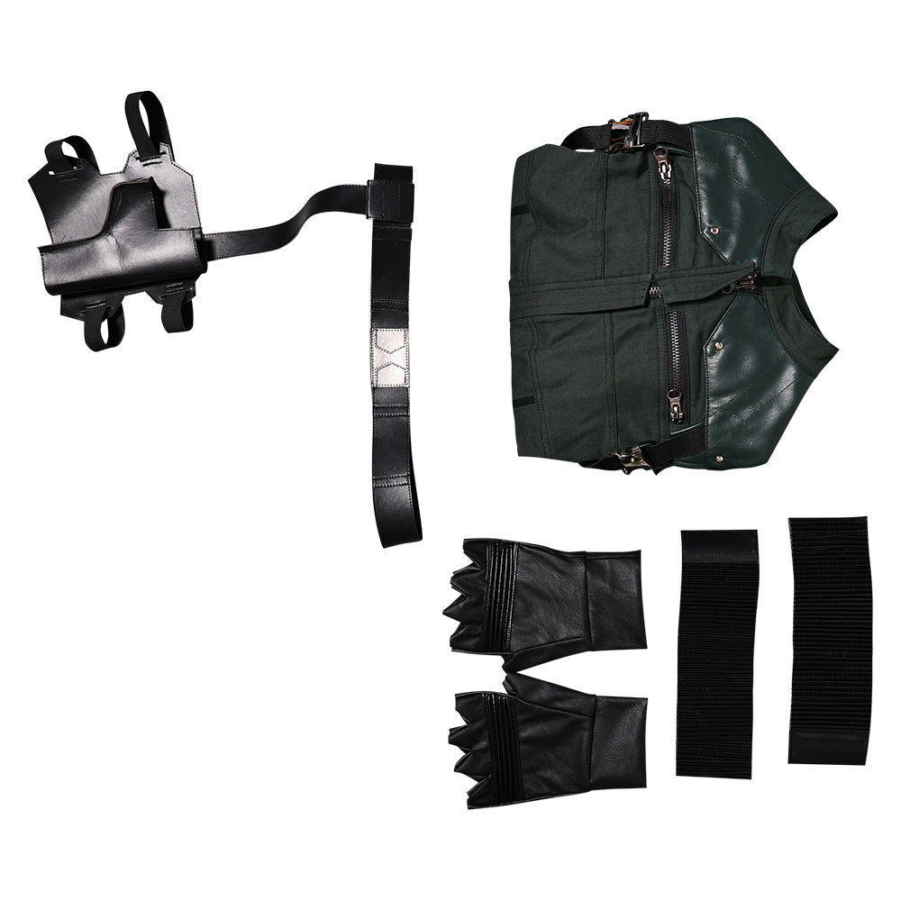 Thunderbolts(2025) Yelena Belova Combinaison Noire Cosplay Costume