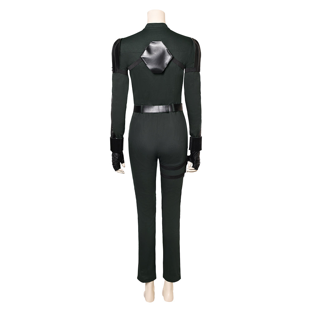 Thunderbolts(2025) Yelena Belova Combinaison Noire Cosplay Costume