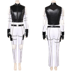 Thunderbolts(2025) Yelena Belova Tenue Noire et Blanche Cosplay Costume
