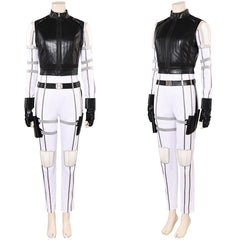 Thunderbolts(2025) Yelena Belova Tenue Noire et Blanche Cosplay Costume