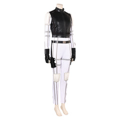 Thunderbolts(2025) Yelena Belova Tenue Noire et Blanche Cosplay Costume