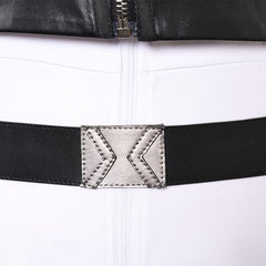 Thunderbolts(2025) Yelena Belova Tenue Noire et Blanche Cosplay Costume