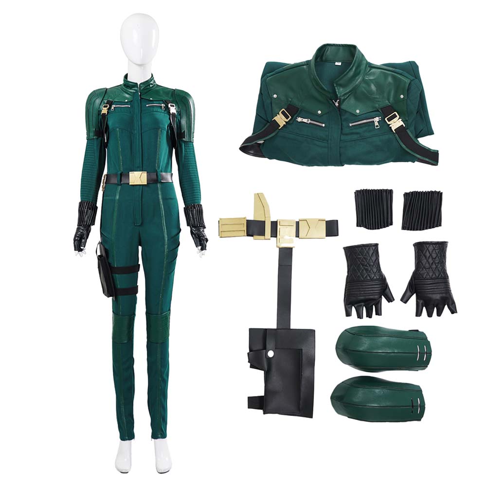 Thunderbolts(2025) Yelena Combinaison Verte Cosplay Costume