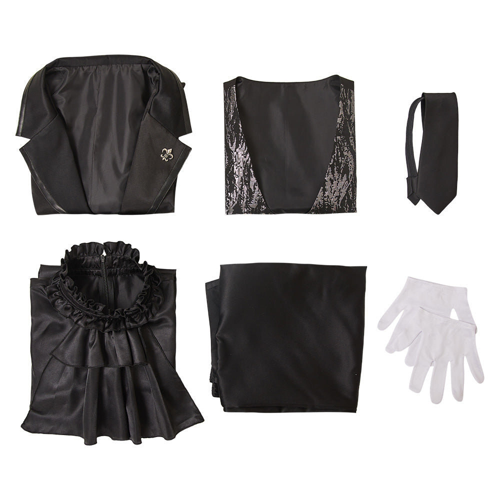 Tōkyō Ribenjāzu Sano Manjiro Tenue Noire Cosplay Costume