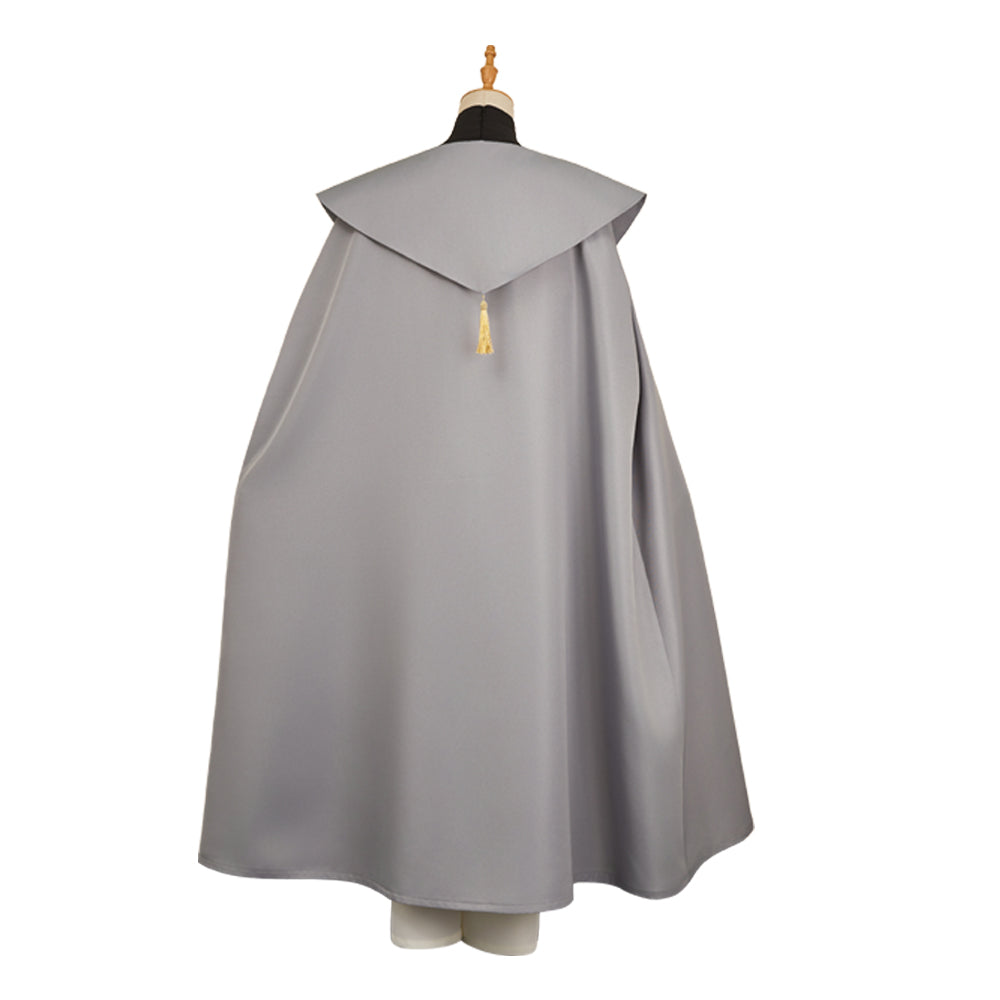 Tongari Boushi no Atelier(2026) Qifrey Tenue Grise Cosplay Costume