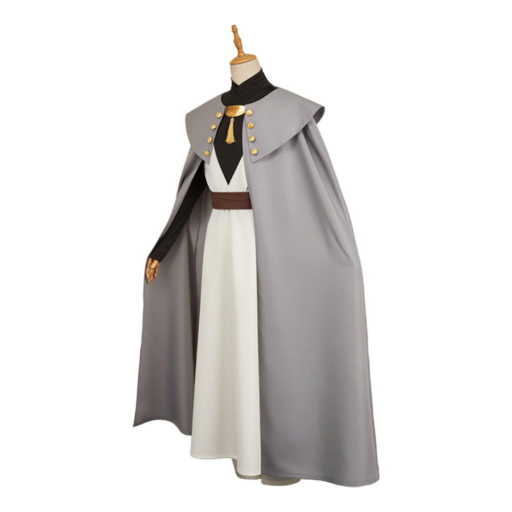 Tongari Boushi no Atelier(2026) Qifrey Tenue Grise Cosplay Costume