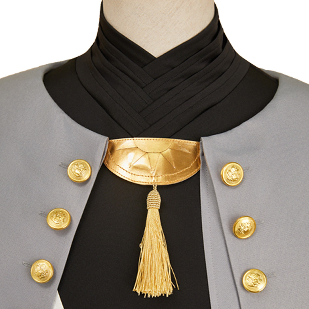 Tongari Boushi no Atelier(2026) Qifrey Tenue Grise Cosplay Costume