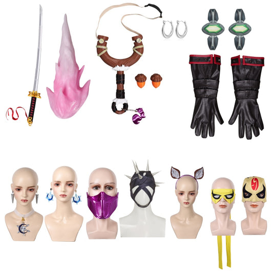 Hawkeye/Luna Snow/Psylocke/Invisible Women Cosplay Accessoires Ensemble