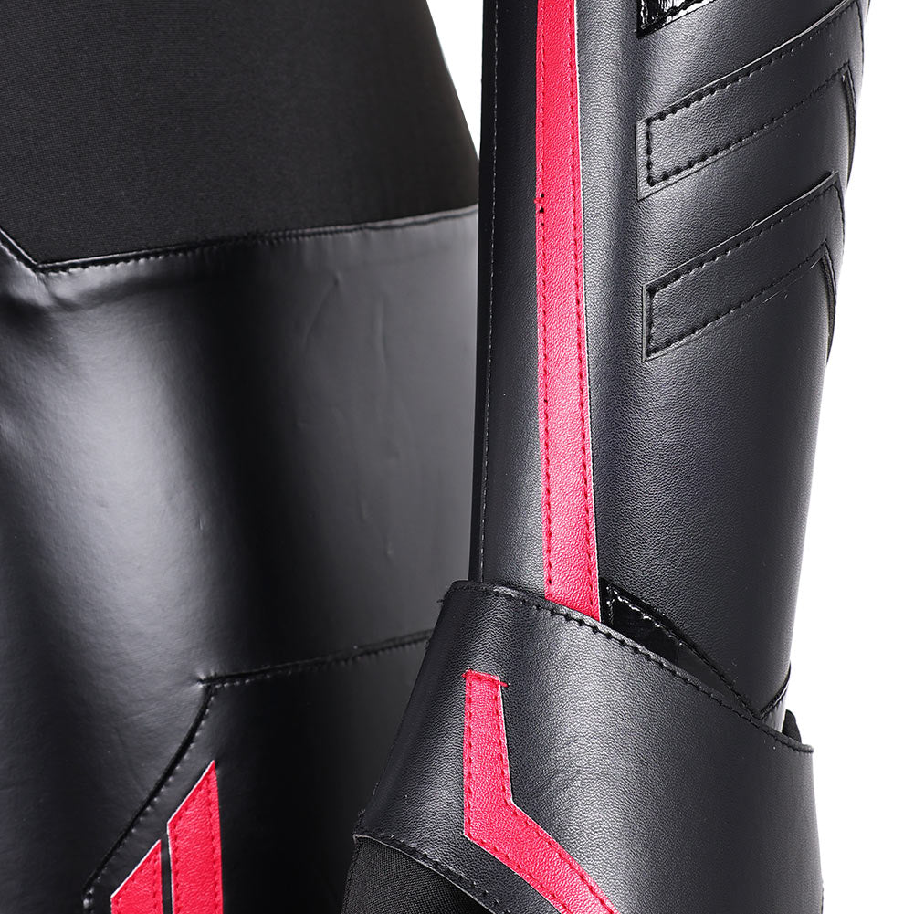 Tron: Legacy(2025) Ares Combinaison Noire et Rouge Cosplay Costume