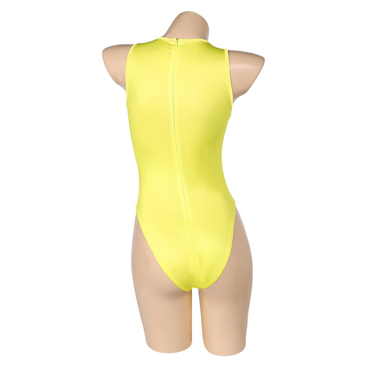 TV Baywatch Alerte à Malibu(2024) C.J. Parker Maillot de Bain Jaune Une Pièce Cosplay Costume