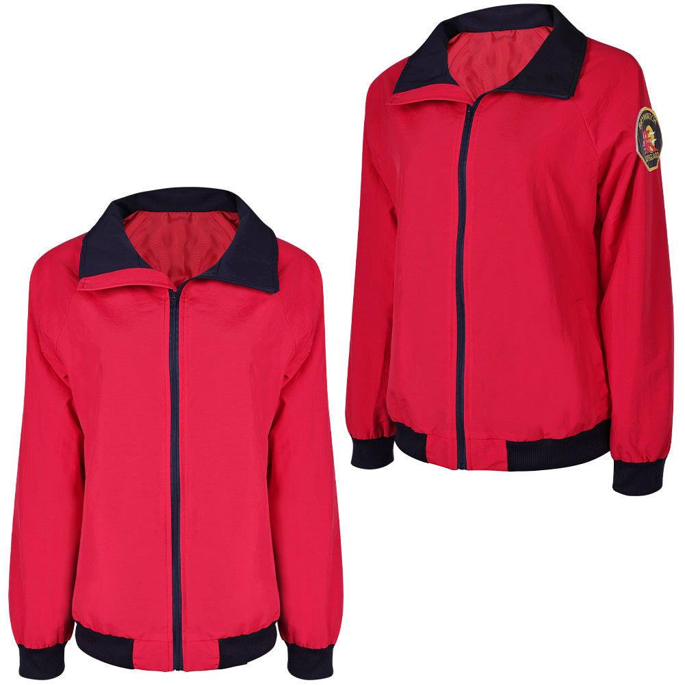 TV Baywatch Alerte à Malibu(2024) Mitch Buchannon Veste Rouge Cosplay Costume