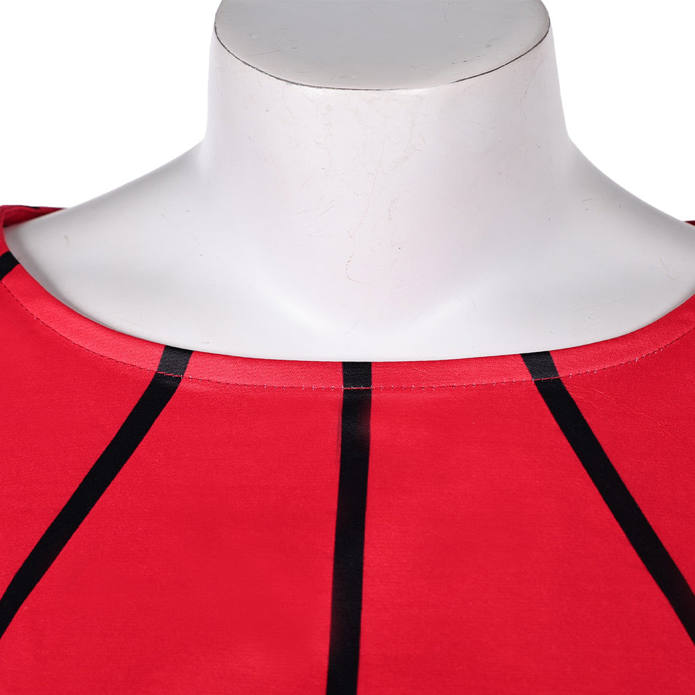 TV Beetlejuice Lydia Deetz Tenue Rouge Cosplay Costume