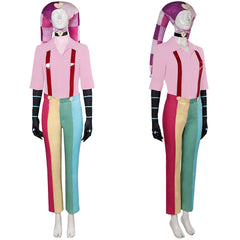 TV Helluva Boss Fizzarolli Tenue Rose Cosplay Costume