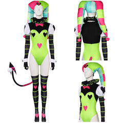 TV Helluva Boss Fizzarolli Tenue Verte Sexy Cosplay Costume