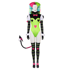 TV Helluva Boss Fizzarolli Tenue Verte Sexy Cosplay Costume