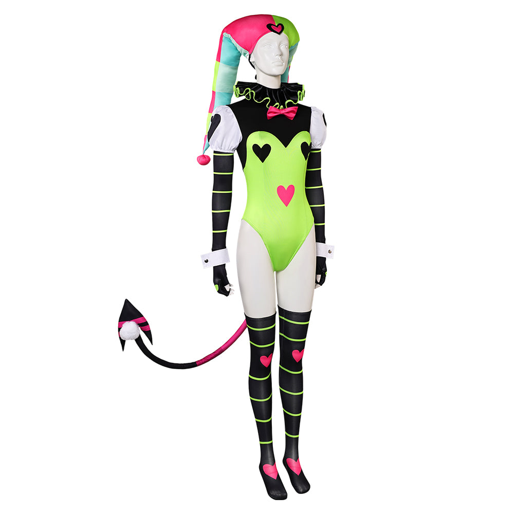 TV Helluva Boss Fizzarolli Tenue Verte Sexy Cosplay Costume