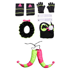 TV Helluva Boss Fizzarolli Tenue Verte Sexy Cosplay Costume