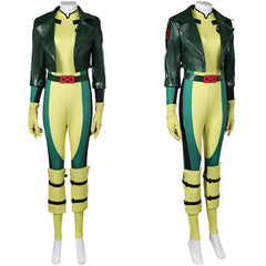 TV X-Men '97(2024) Rogue Combinaison Verte Cosplay Costume